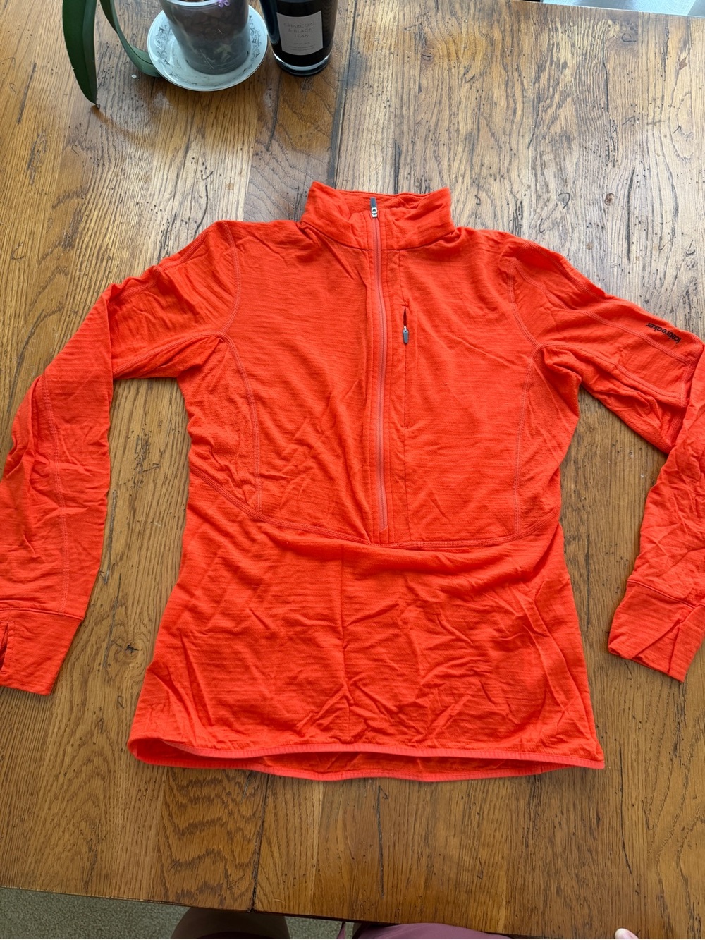 Icebreaker Orange Quarter-Zip